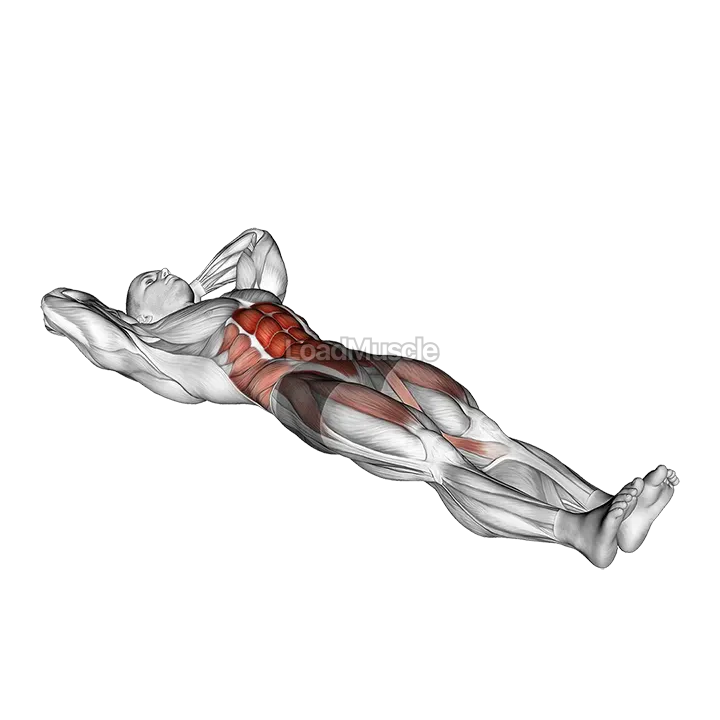 Crunch Single Leg Lift demonstration