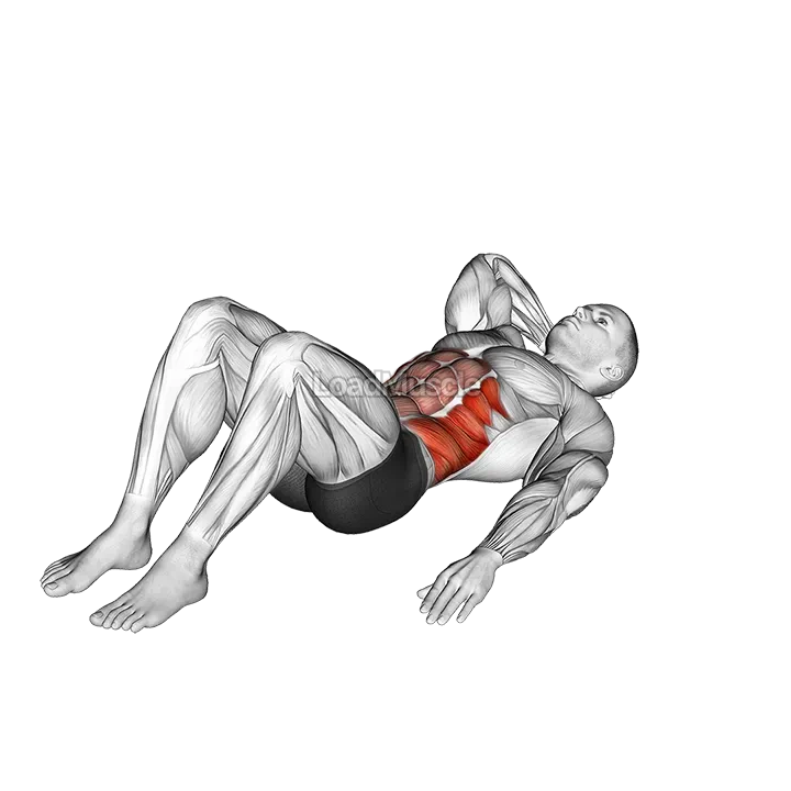 Alternate Oblique Crunch demonstration