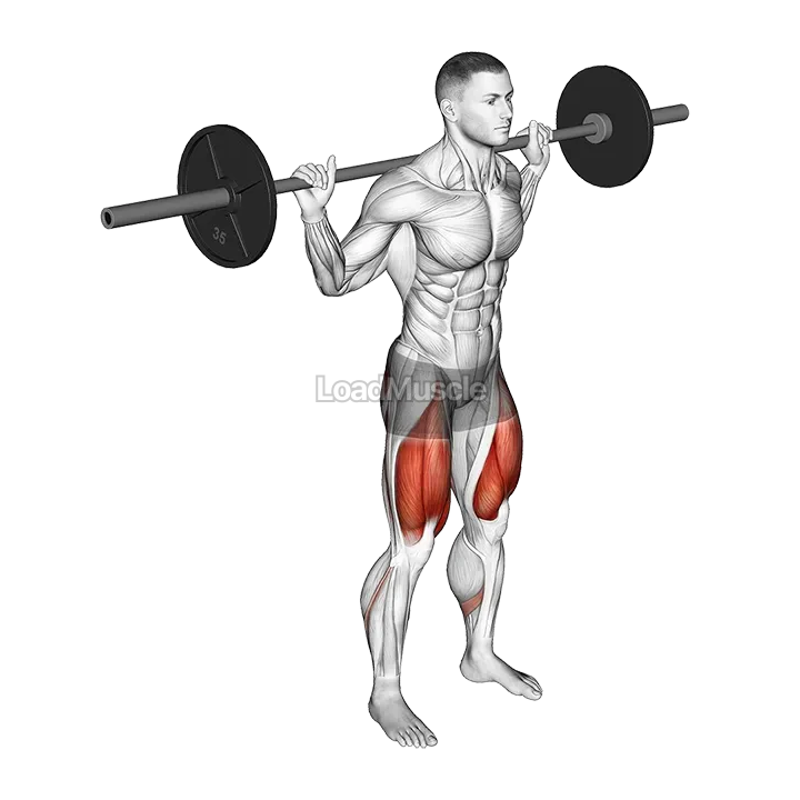 Barbell Squat 2 sec Hold demonstration