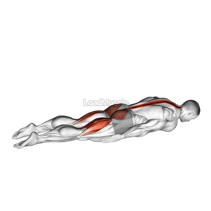 Crocodile Yoga Pose demonstration