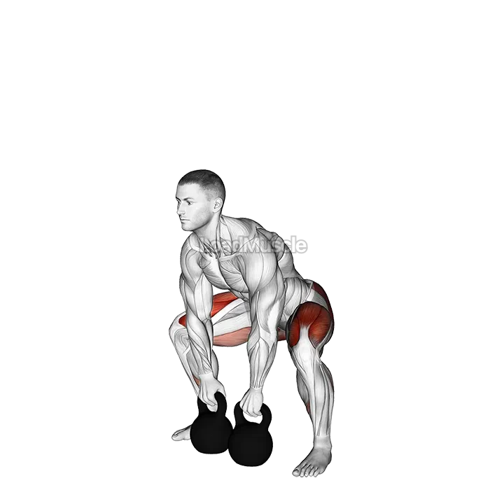 Kettlebells Sumo Deadlift demonstration