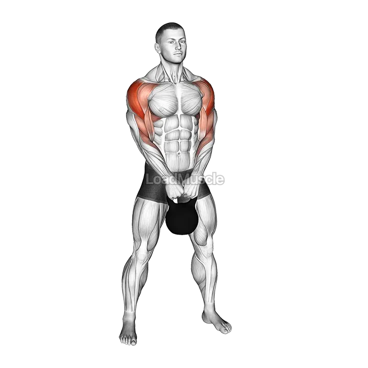 Kettlebell Upright Row demonstration