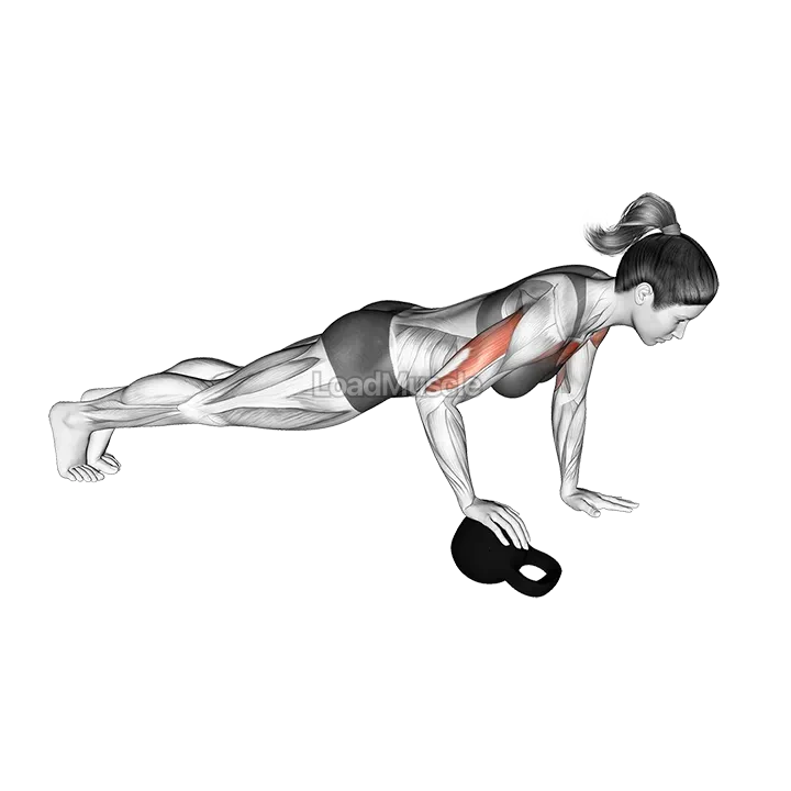 Kettlebell Press Up demonstration