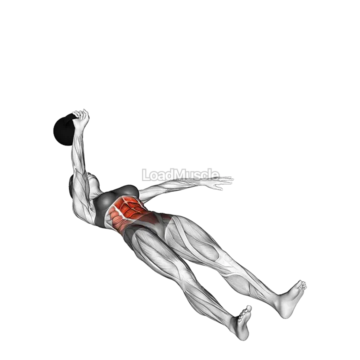 Kettlebell Single Arm Sit-Up demonstration