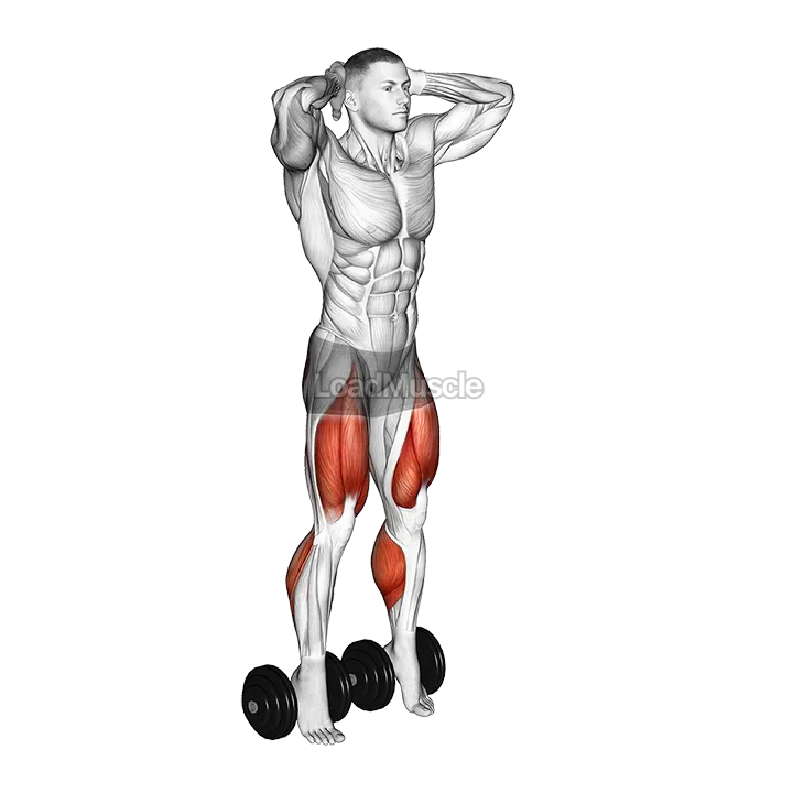 Bodyweight Elevated Heel Squat demonstration
