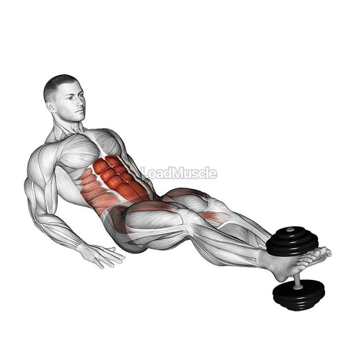 Weighted Seated Tuck Crunch on Floor demonstration