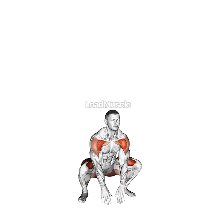 Bodyweight Full Squat With Overhead Press demonstration