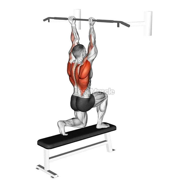 Assisted Chin up (low bar position) demonstration