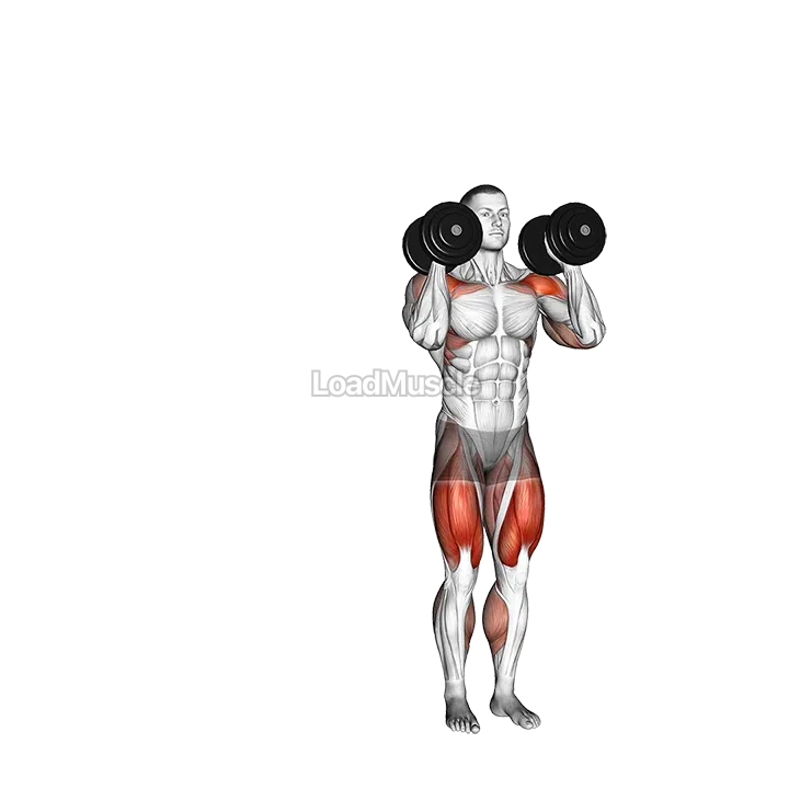 Dumbbell Side Lunge with Shoulder Press demonstration