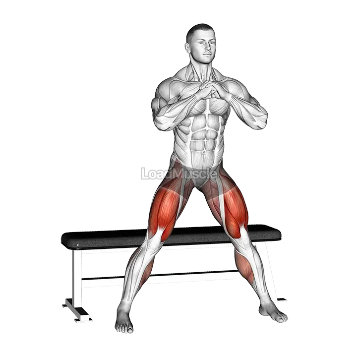Side Bench Squat demonstration