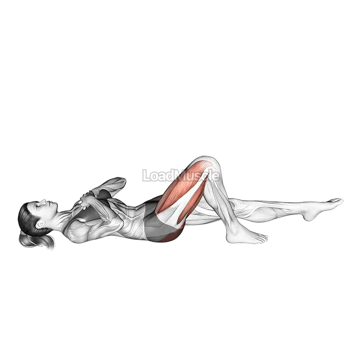 Single Leg Glute Bridge (arms on chest) demonstration