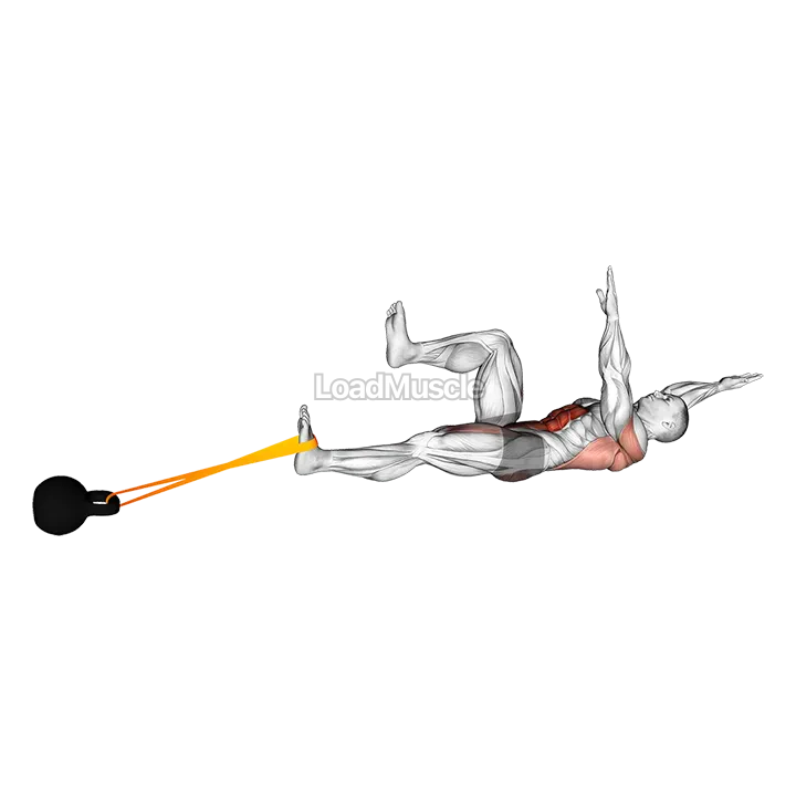 Banded Lower Body Dead Bug demonstration