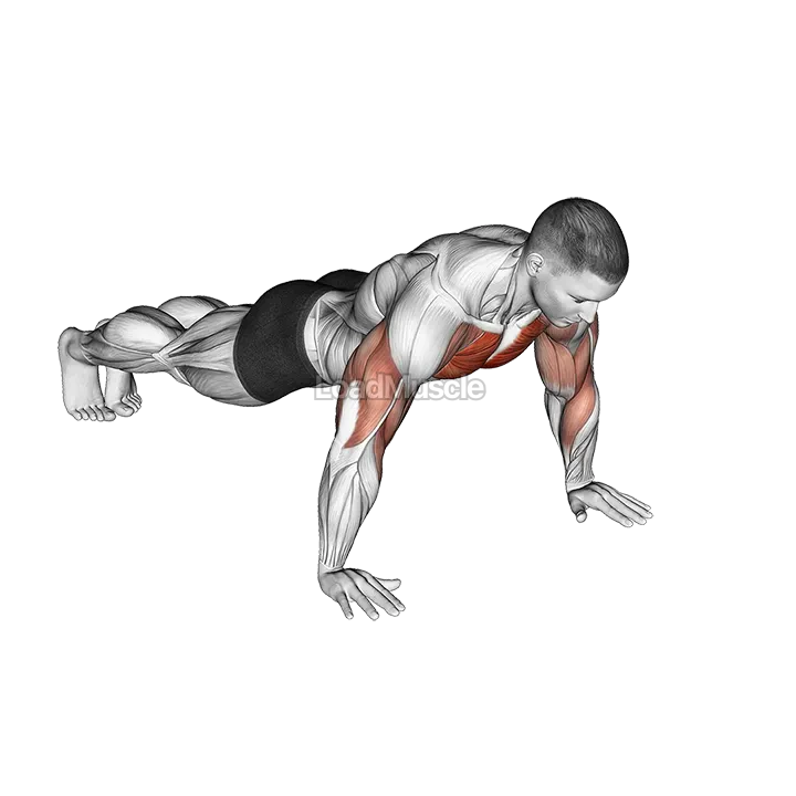 Lateral Walk Push-up demonstration
