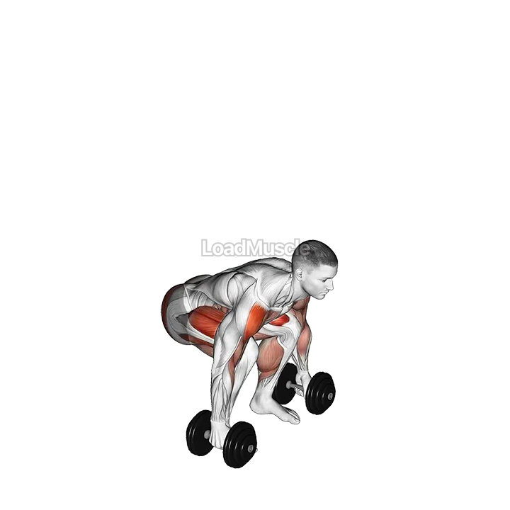 Dumbbell Power Clean demonstration