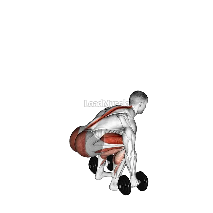 Dumbbell Deadlift (neutral grip) demonstration