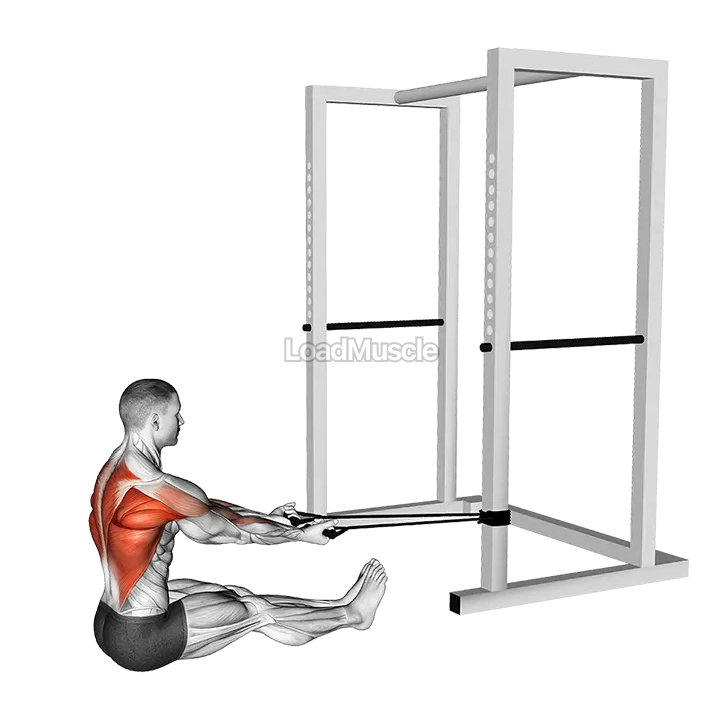 Band Seated Underhand Grip Row demonstration