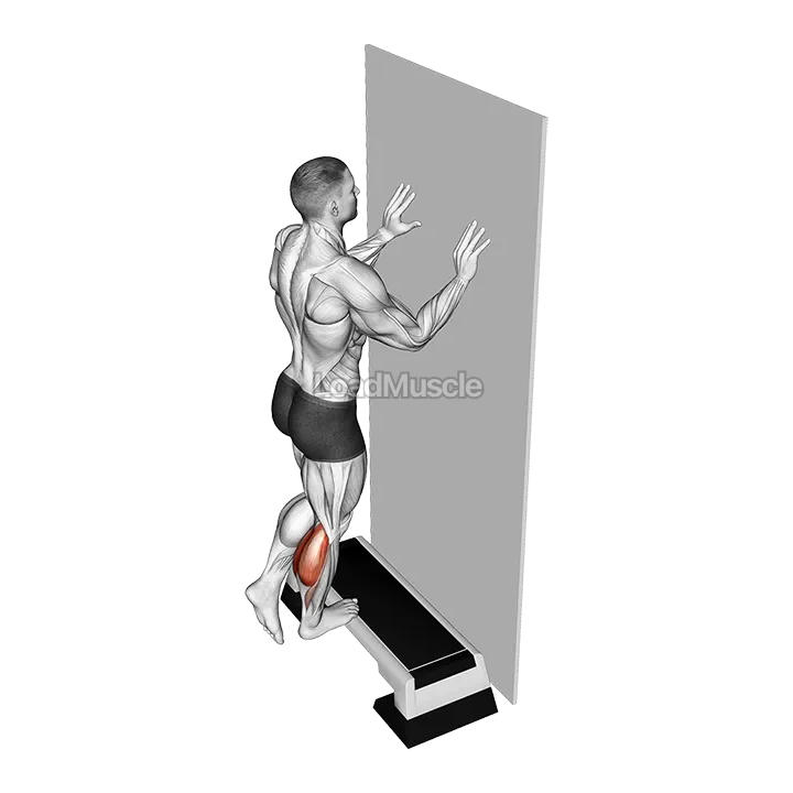 Single Leg Calf Raise Off Step demonstration