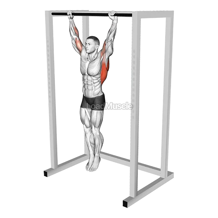 Dead Hang Stretch demonstration