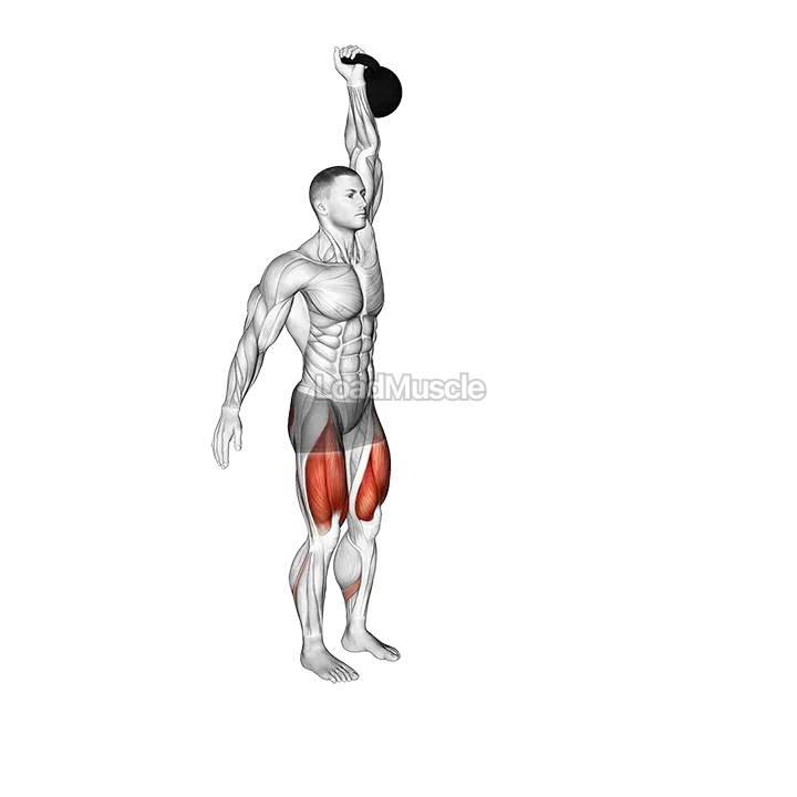 Kettlebell Single Arm Overhead Lunge demonstration