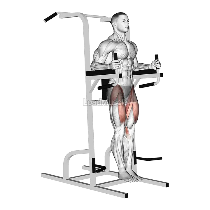 Captains Chair Leg Raise demonstration