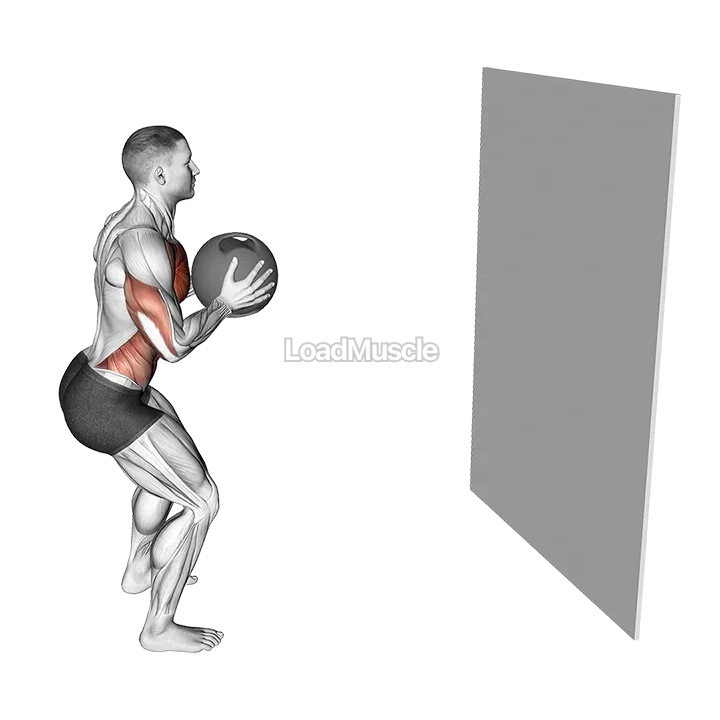 Medicine Ball Chest Pass against Wall demonstration
