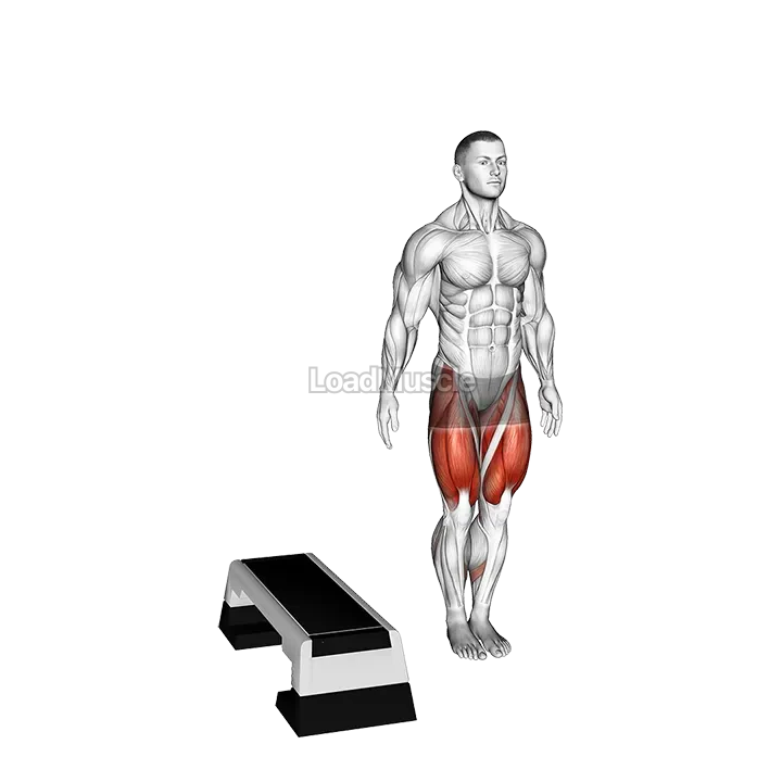 Lateral Step-up with Knee Drive demonstration