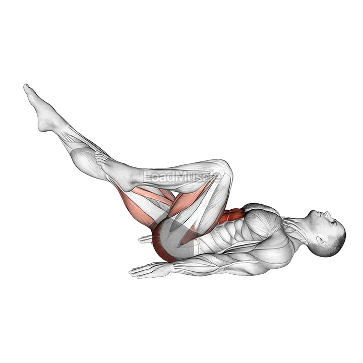 Lying Bicycle Crunch demonstration