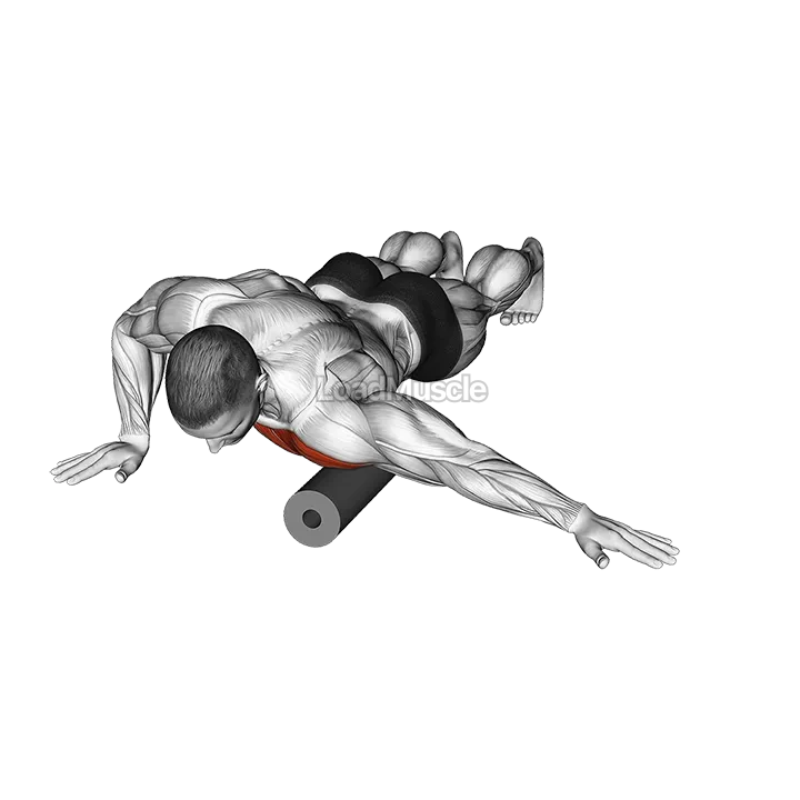 Roll Front Shoulder and Chest Lying on Floor demonstration
