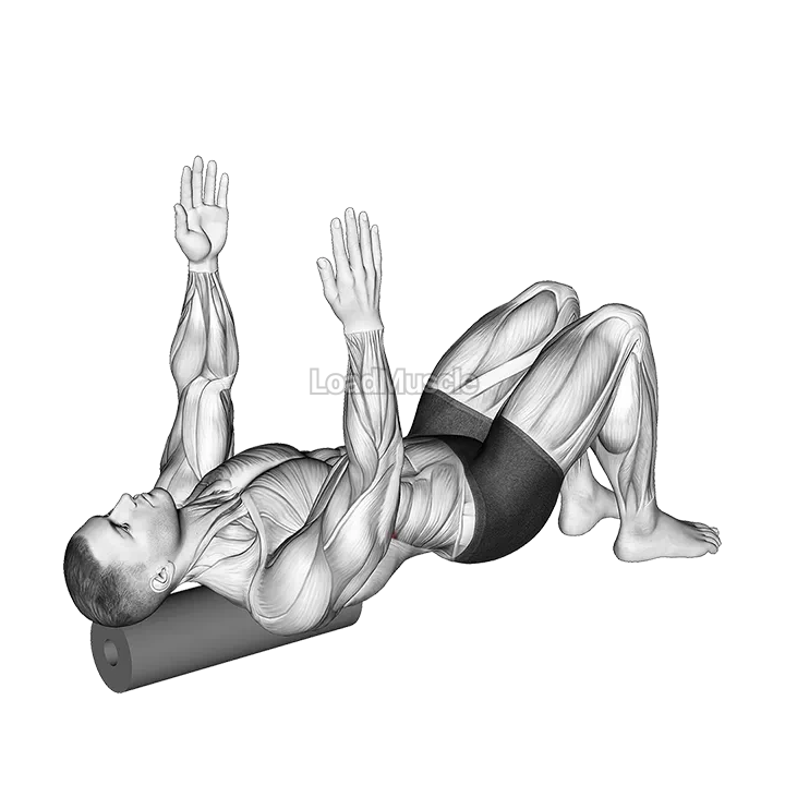 Roll Shoulder Blade Reach Lying on Floor demonstration