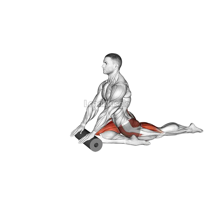 Roll Pigeon Stretch demonstration