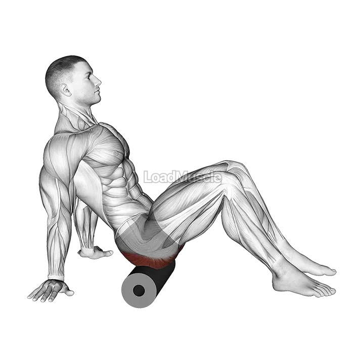 Roll Glutes Sitting on Floor demonstration