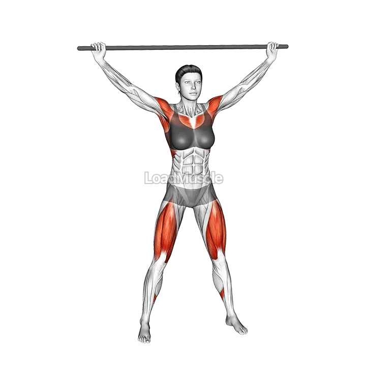 Stick Shoulders Stretch demonstration