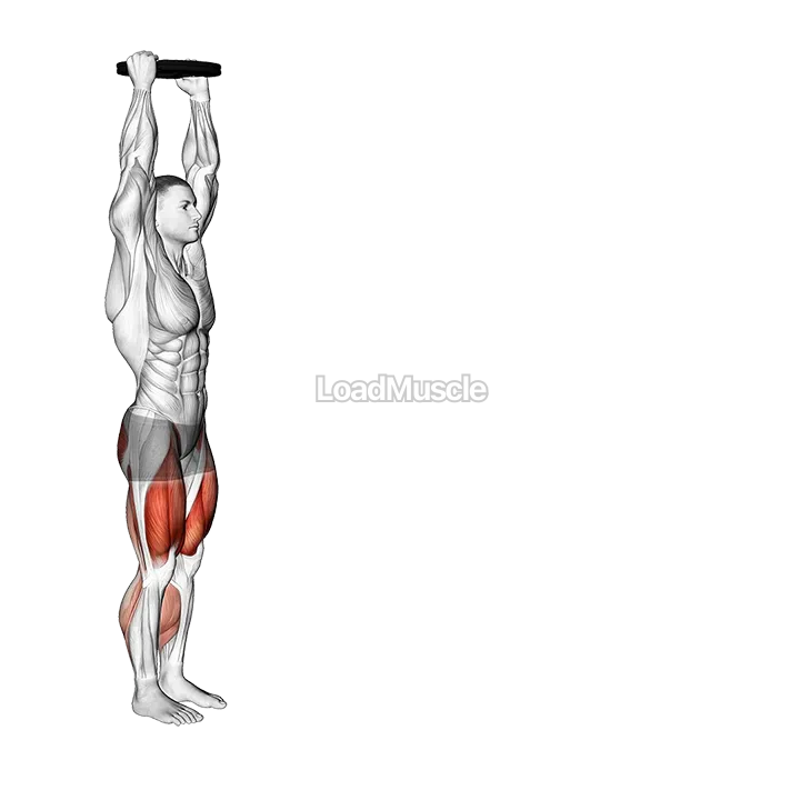 Weighted Plate Overhead March demonstration