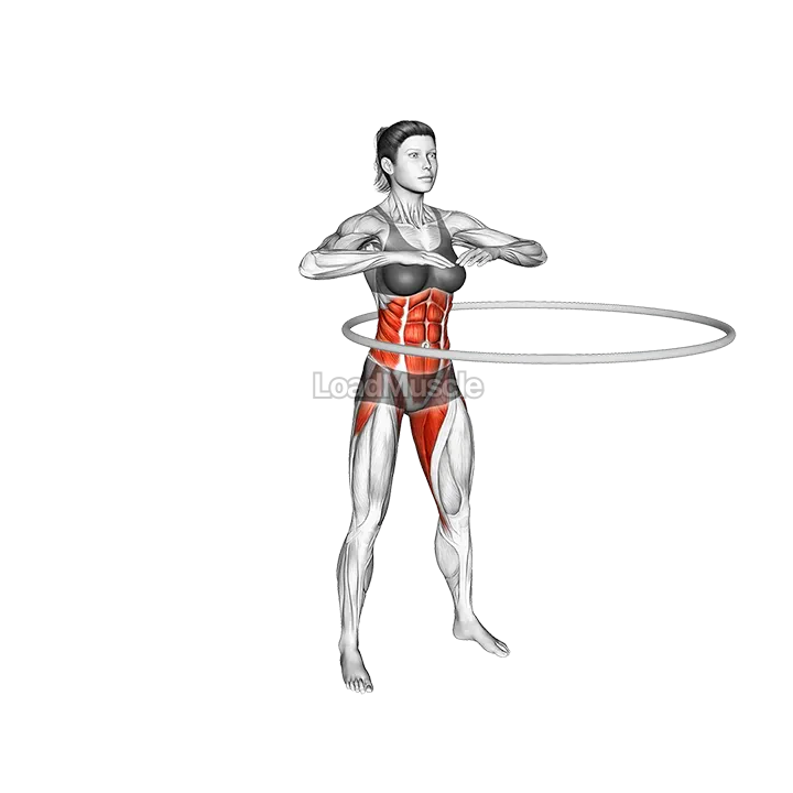Hip Circle with Hula Hoop demonstration