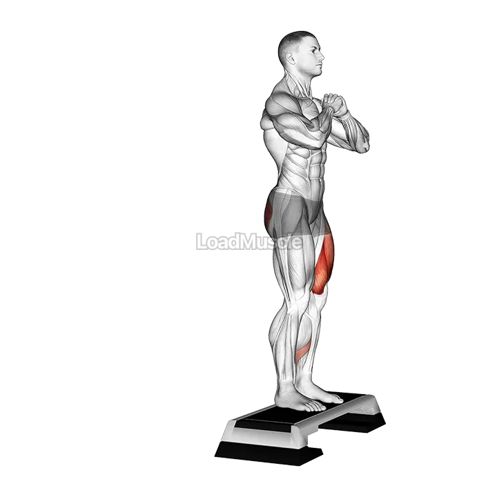 Rear Shift Lunge from Deficit demonstration