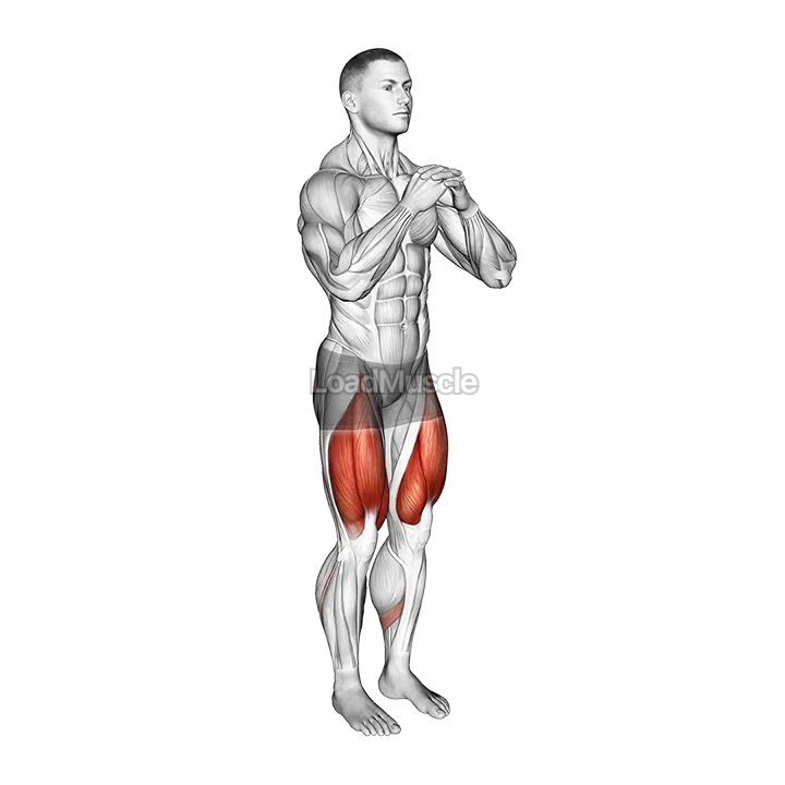 Bodyweight Narrow Stance Squat demonstration