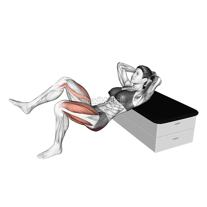 Bodyweight Single Leg Kas Glute Bridge demonstration