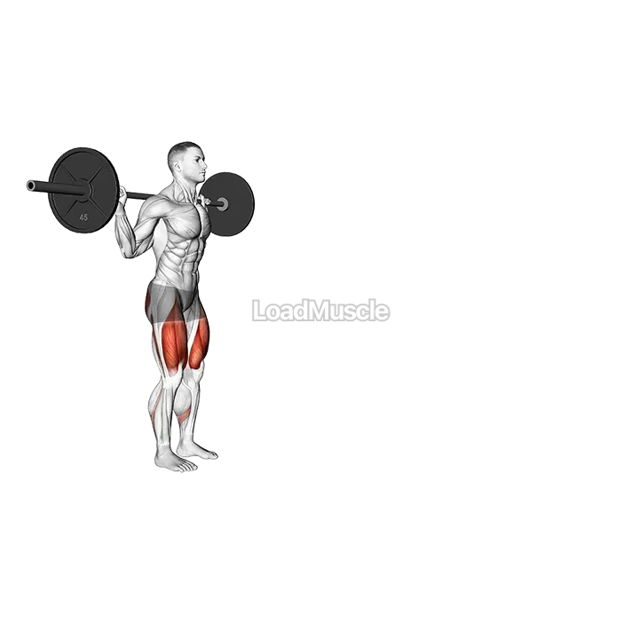 Barbell Walking Lunge demonstration