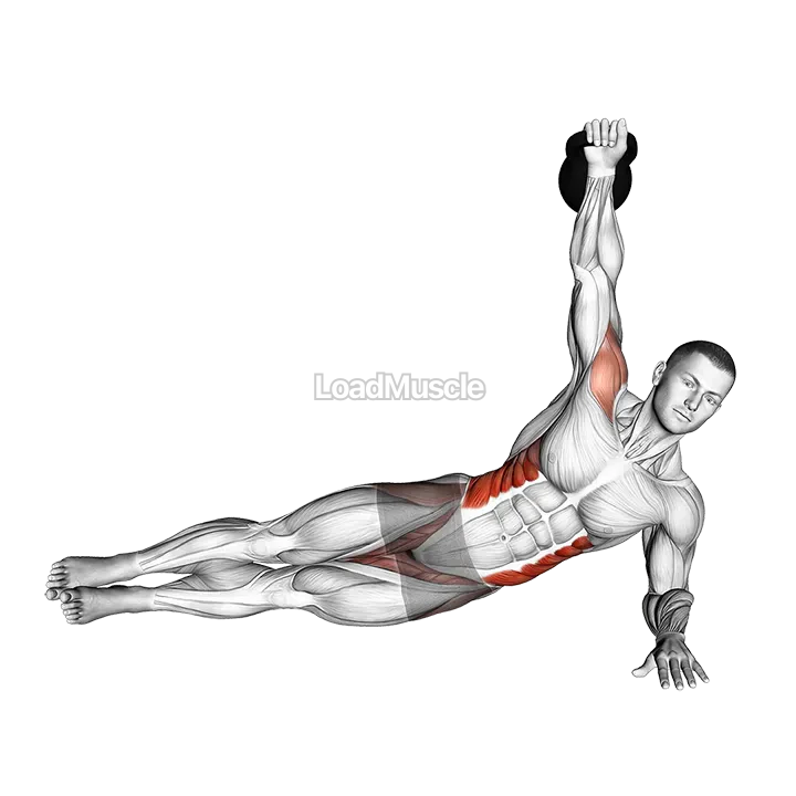 Kettlebell Side Plank demonstration