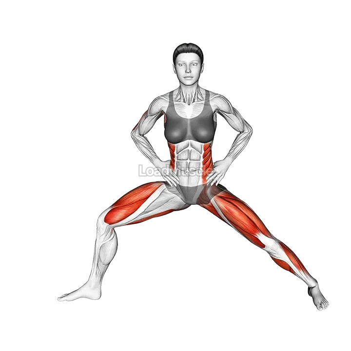 Reverse Warrior Pose demonstration