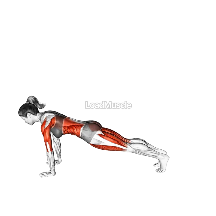 3 Leg Chatarunga Pose demonstration