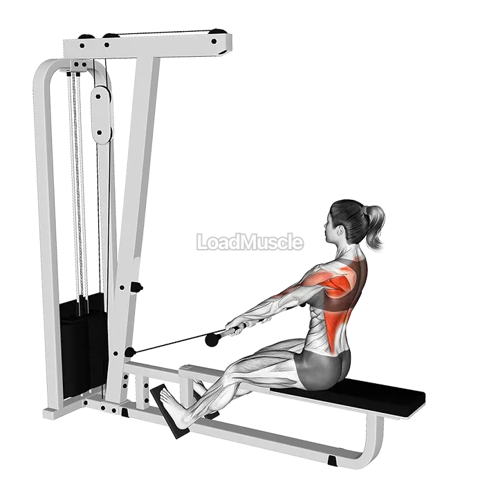 Cable Low Seated Row demonstration