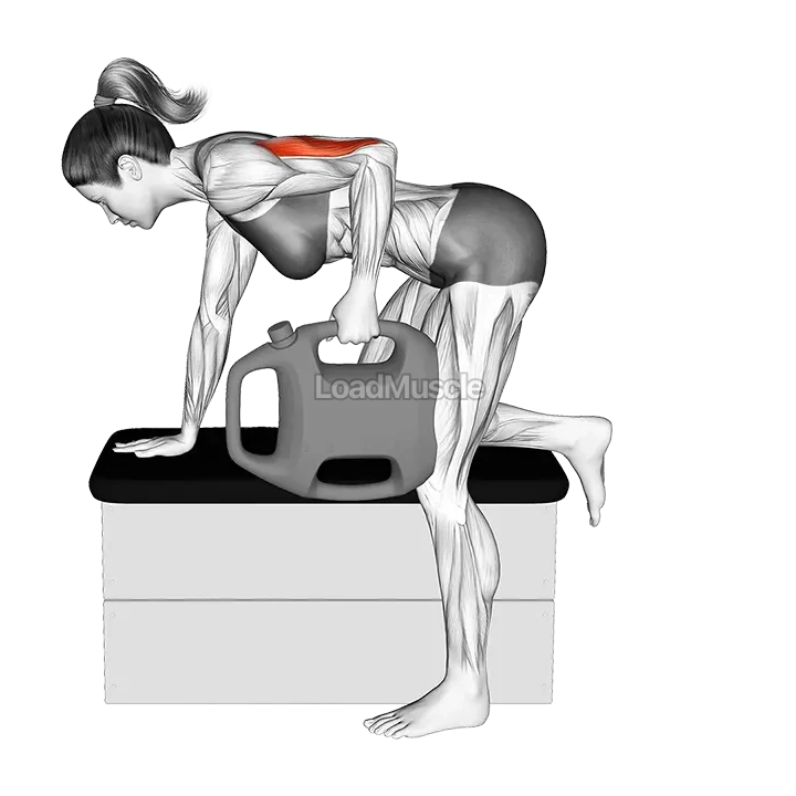 Bottle Weighted Kickback demonstration