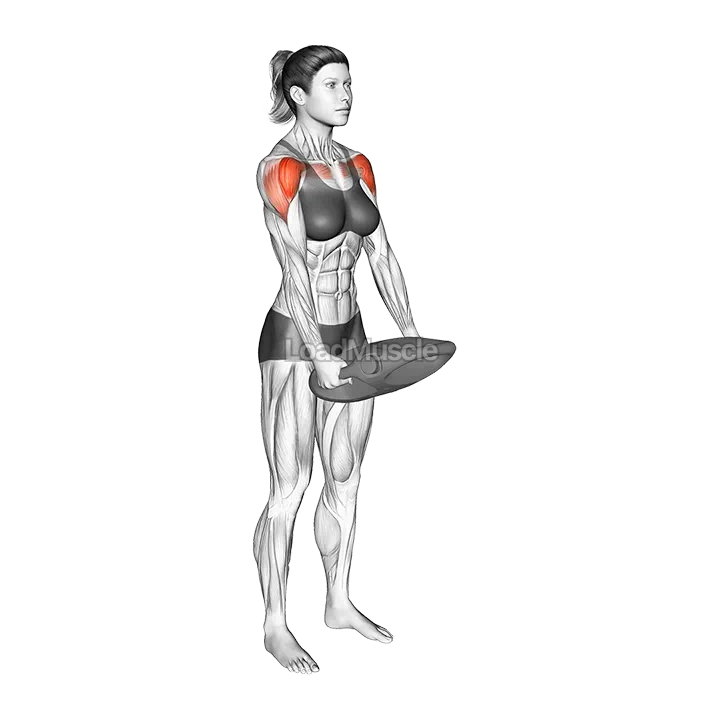 Bottle Weighted Front Raise demonstration