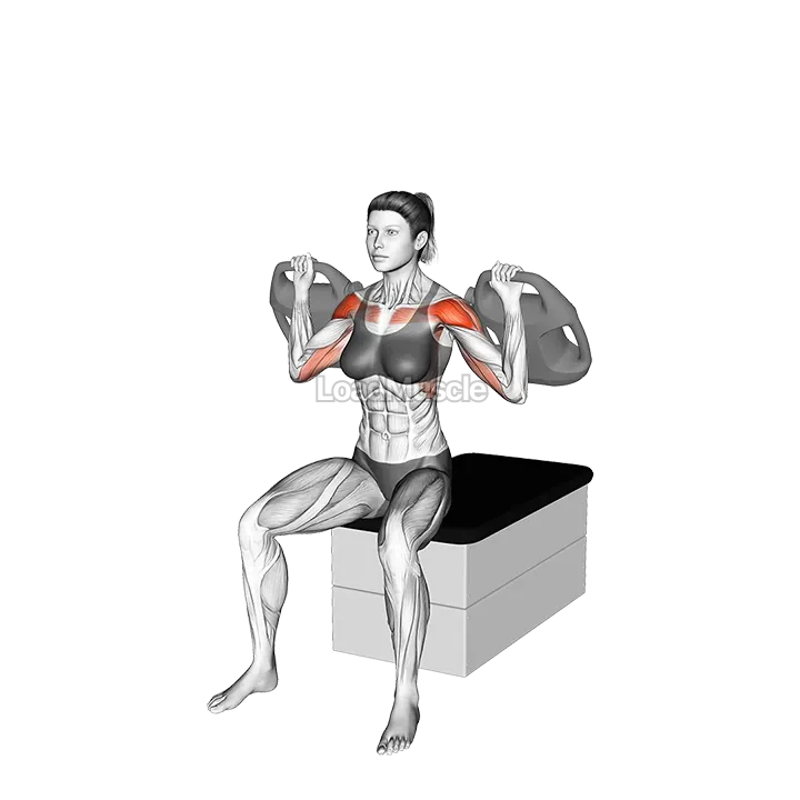 Bottle Weighted Shoulder Press demonstration