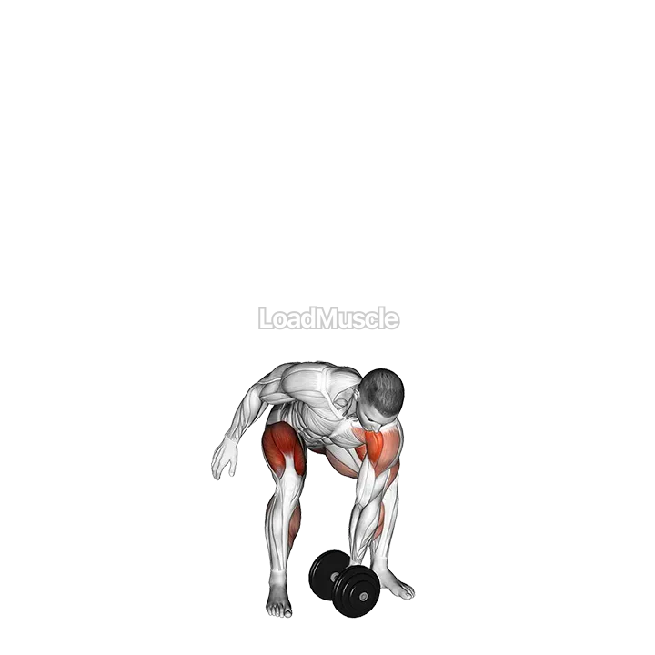 Dumbbell One Arm Snatch (left) demonstration