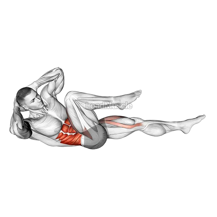 Bicycle Crunch demonstration