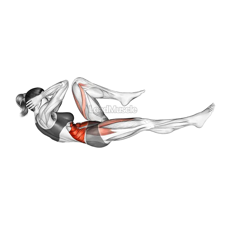 Bicycle Crunch demonstration