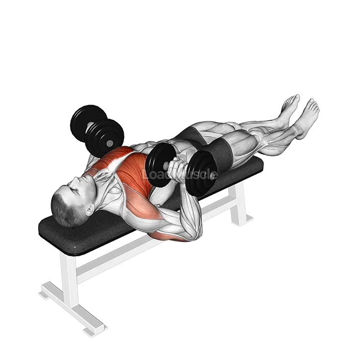 Dumbbell Larsen Press demonstration