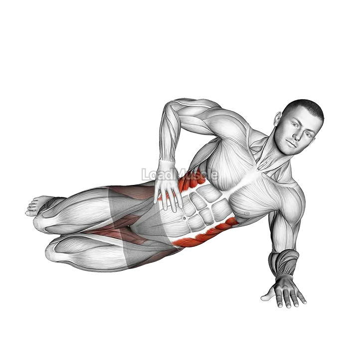 Side Plank Bent Leg Lift demonstration